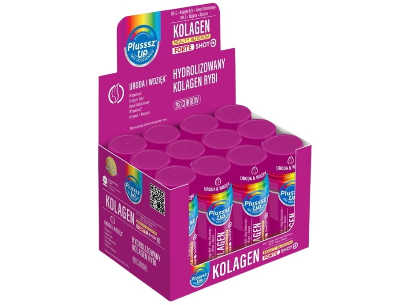 Plusssz Up Kolagen Beauty Blossom, płyn, 12 but.