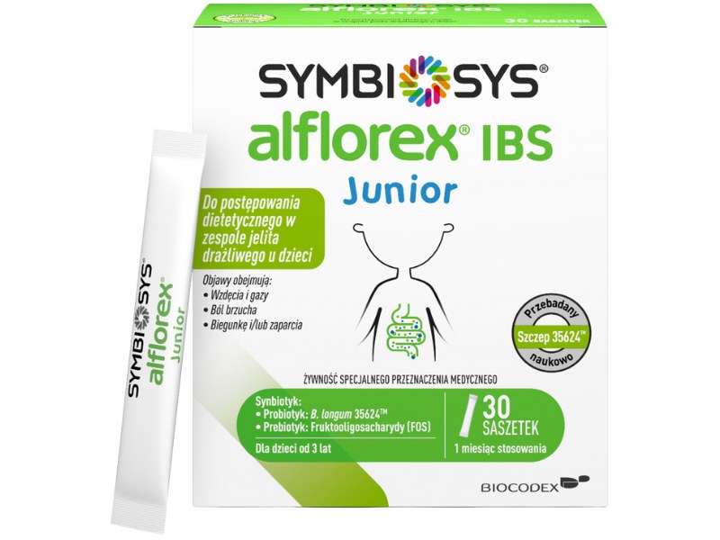 Symbiosys Alflorex IBS Junior, saszetki, 30 sasz.