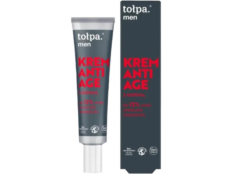 TOŁPA MEN Krem Anti Age z kofeiną, 40 ml
